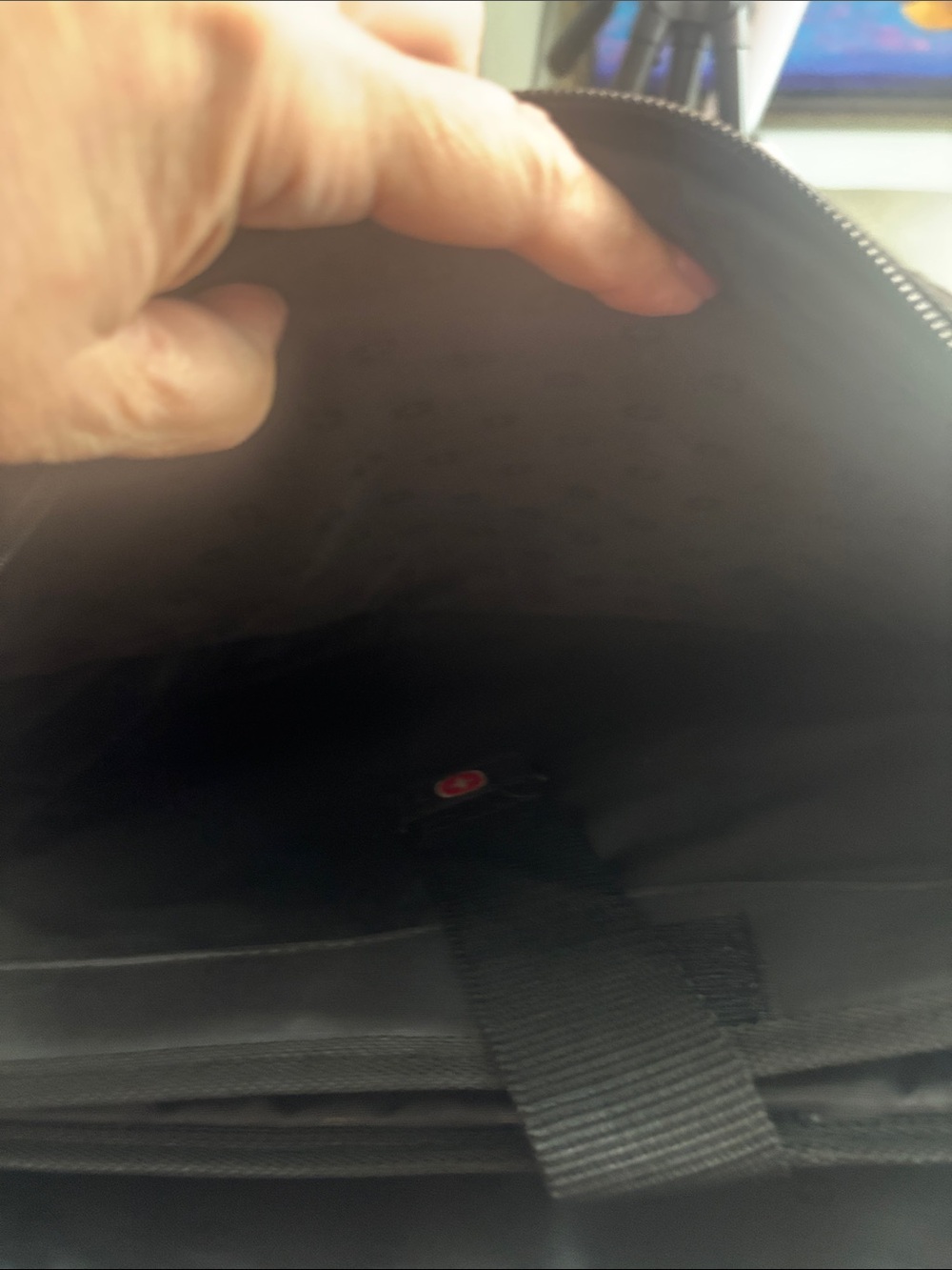Black Men's Briefcase Laptop Bag - Picture 13 of 15